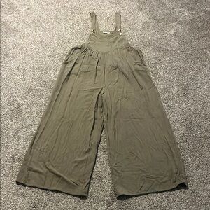Kori Green Jumpsuit Casual Cotton Blend